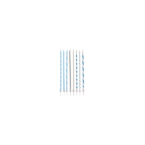 Mix velas azul 13 cm Dekora