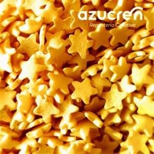Estrellas doradas 50 gr – Azucren