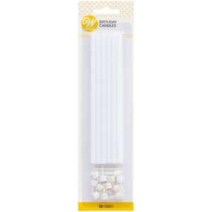 Vela extra larga wilton pack de 12 uds
