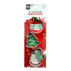 Set 3 cortadores navidad – Azucren